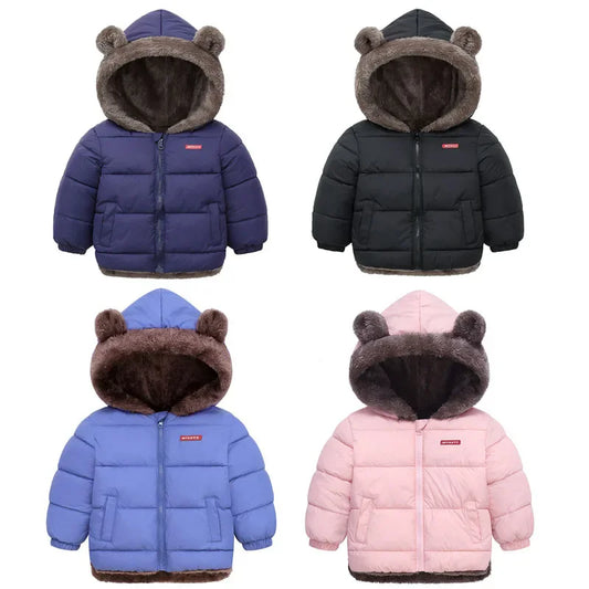 Ultra-Warm Baby Bear Winter Coat – Reversible, Cosy & Adorably Stylish