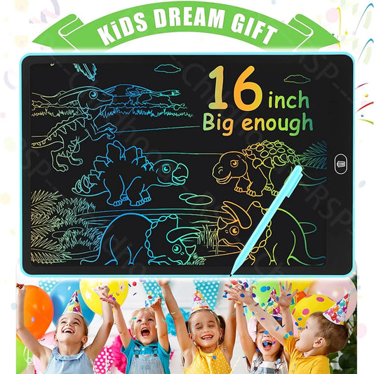 16'' LCD Drawing Tablet for Kids – Reusable Writing & Art Board | Educational Toy Gift