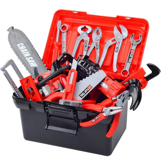 Kids Tool Set with Electric Drill – Pretend Play Repair Kit with Toolbox | Educational Toy