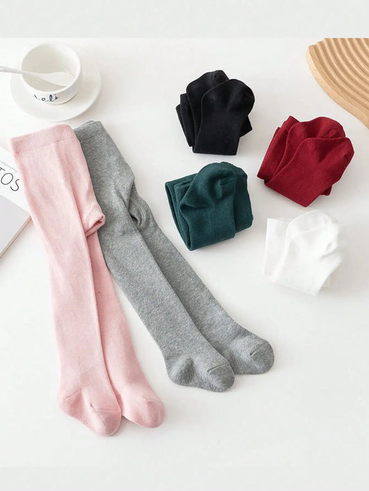 Baby Girl Tights – Soft Slim-Fit Stockings with Elastic Waist