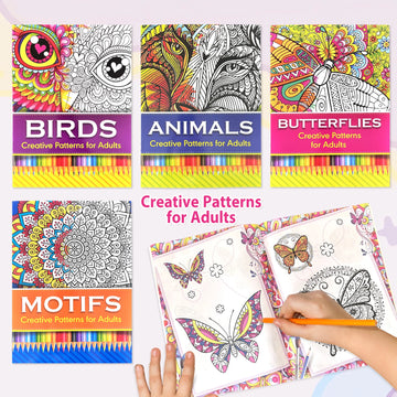 Advanced Adult Coloring Book – Creative Patterns for Stress Relief & Mindful Relaxation