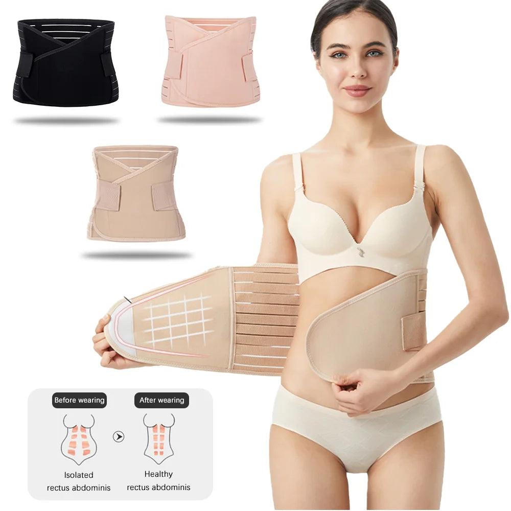 Postpartum Belly Wrap – Waist & Pelvis Recovery Band for New Moms