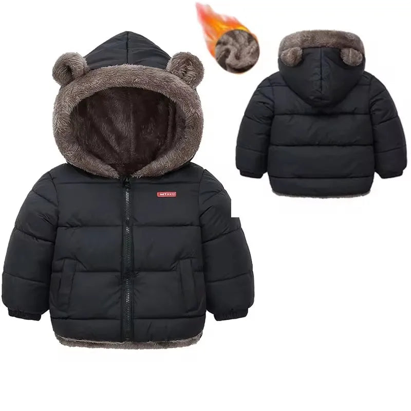 Ultra-Warm Baby Bear Winter Coat – Reversible, Cosy & Adorably Stylish