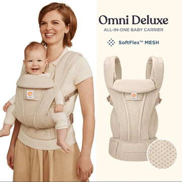 Omni Deluxe Baby Carrier – 360° Ergonomic Wrap with Shoulder & Waist Support